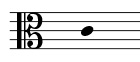 c tenor clef e flat major scale